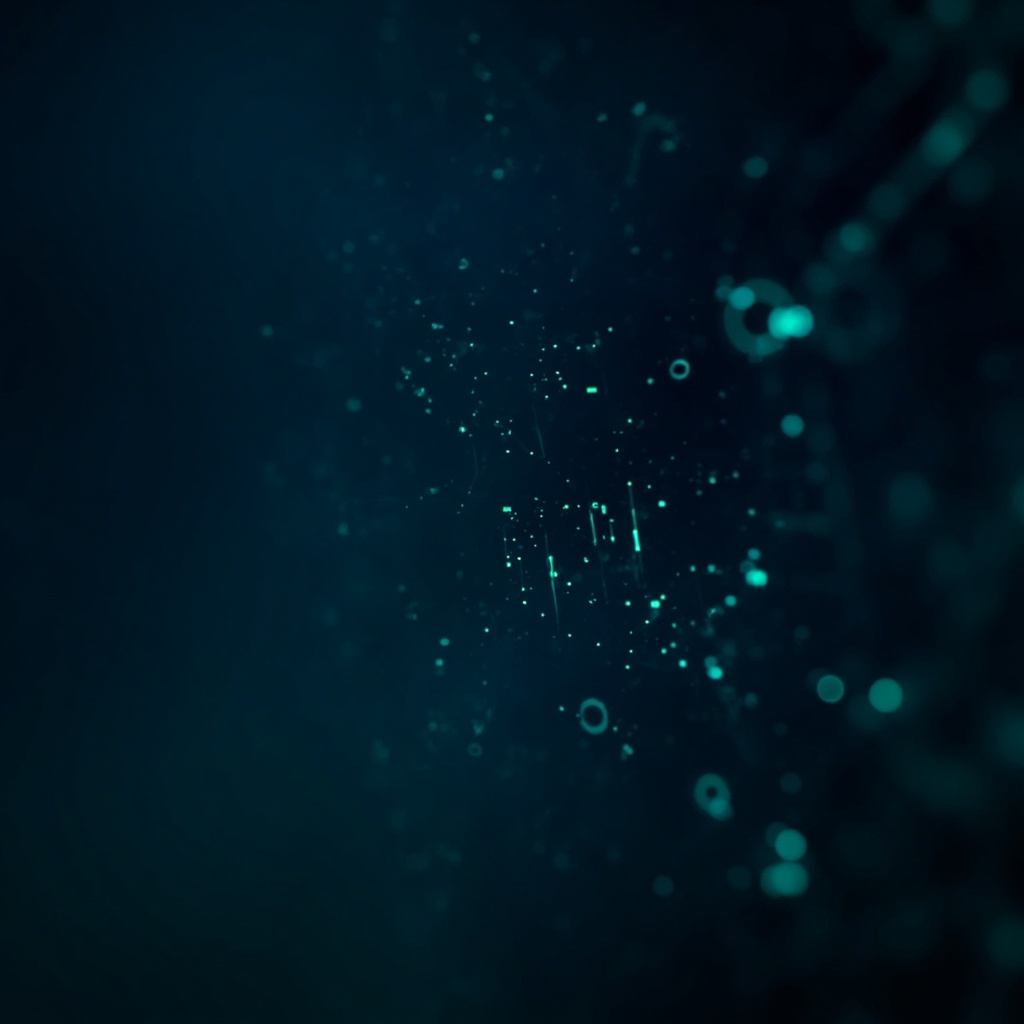 Sistema de trading con machine learning, concepto abstracto